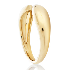 14kt yellow gold open top ring.
