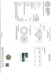 Lab Grown: 14kt white gold 3-prong martini style lab grown diamond stud earrings. 2/5.04tw