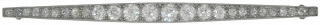 Platinum Art Deco Diamond stick pin, Yard