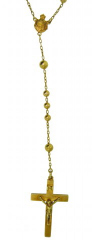 14kt yellow gold rosary & crucifix