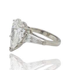 Platinum PS diamond engagement ring.