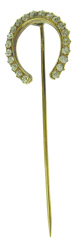 14kt yellow gold OEC diamond stickpin