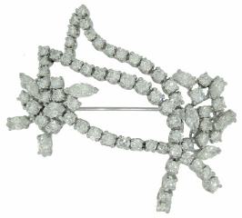 Platinum diamond pin