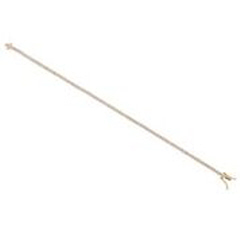 14kt yellow gold dainty diamond tennis barcelet