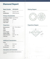 Moved - Loose round diamond 1.78cts J I1 EGL