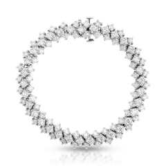 Platinum diamond bracelet