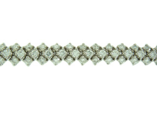 Platinum diamond bracelet