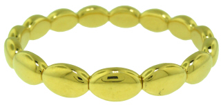 18kt yellow gold stretchy  bracelet