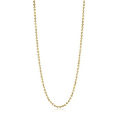 14kt yellow gold 16" ball chain. (2.5mm)