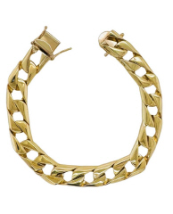 14kt yellow gold link bracelet