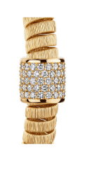 18kt yellow gold stretchy diamond bracelet