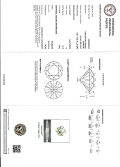 Platinum sapphire and Lab Created diamond ring.