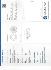 Loose round diamond 1.53ct K VS2 EGL