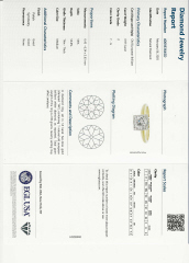14kt two-tone OEC diamond ring