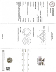 LAB GROWN - 14kt white gold diamond solitaire basket pendant with chain