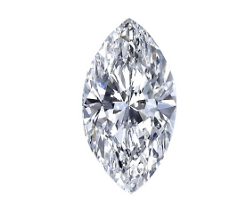 Marquise cut diamond 1.28ct G/SI-1 EGL