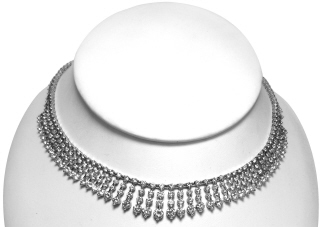 Platinum diamond necklace