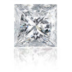 Loose princess cut diamond 1.00cts I VS2 EGL US